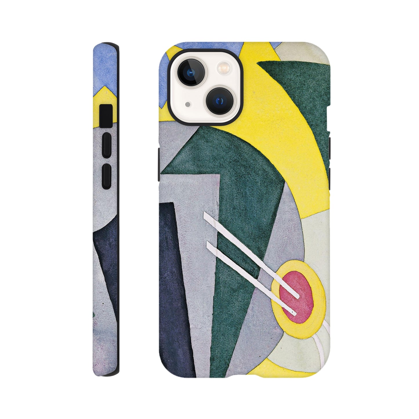 a phone case with a painting on it