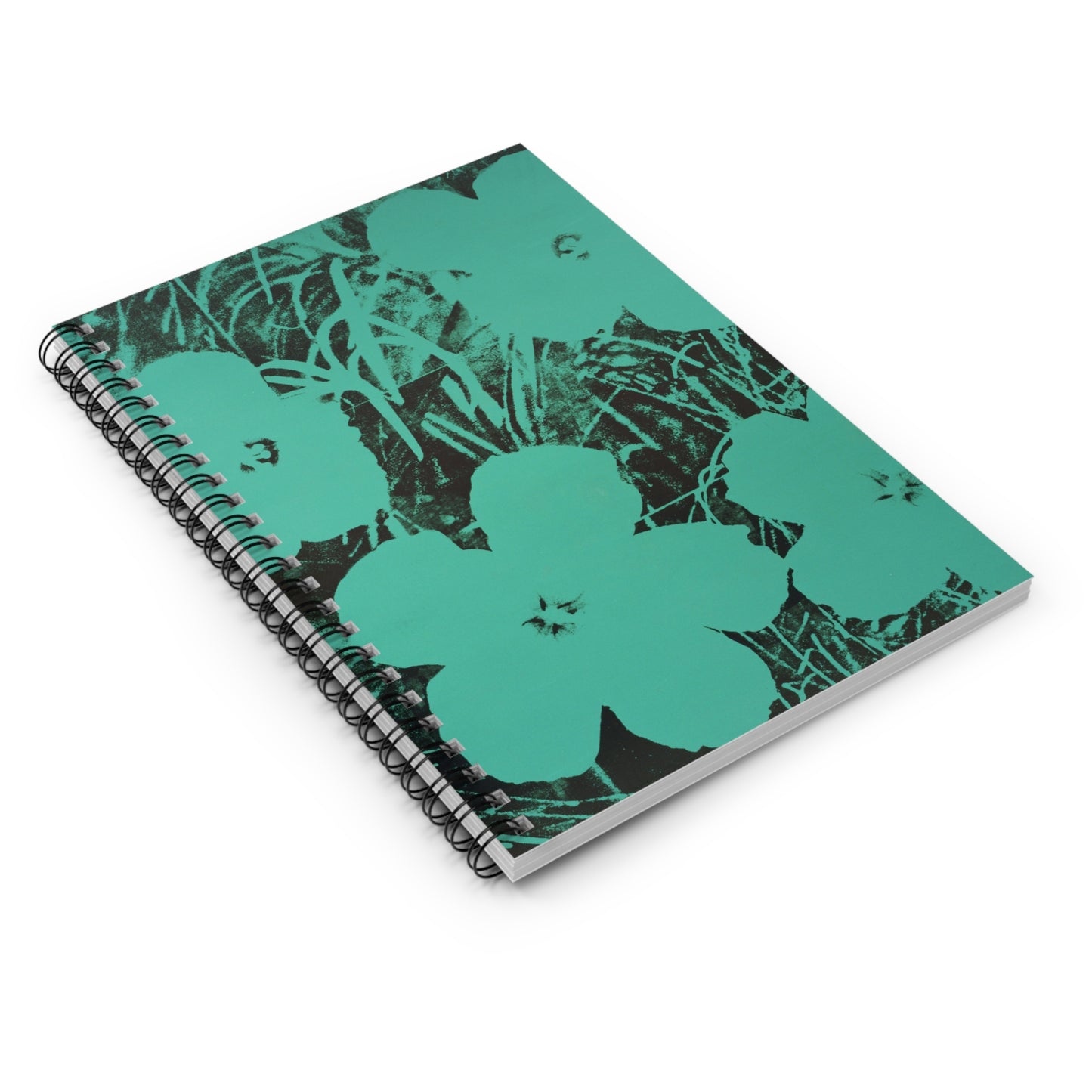 ANDY WARHOL - TEN-FOOT FLOWERS - SPIRAL ART NOTEBOOK