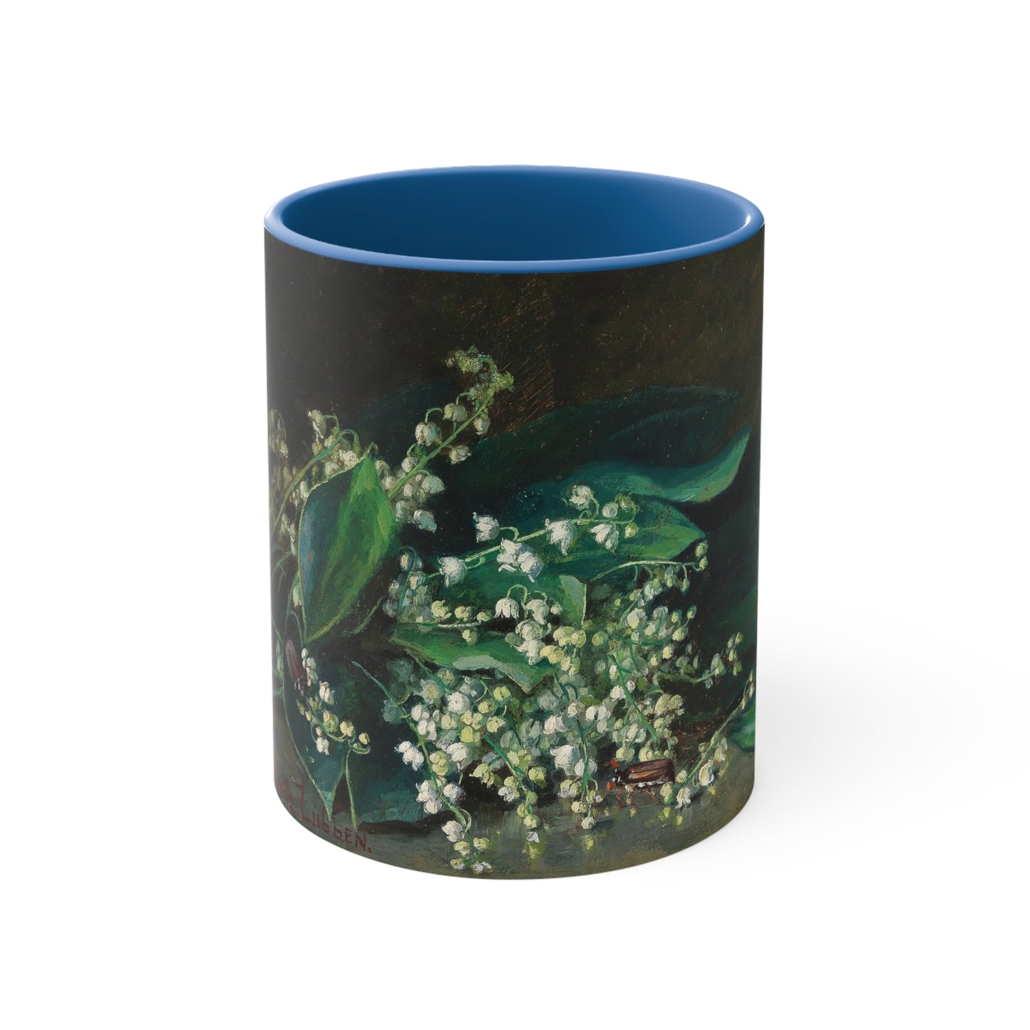 MARIE ELIZABETH MORITZ-LUBEN - LILIES OF THE VALLEY - ART COFFEE MUG