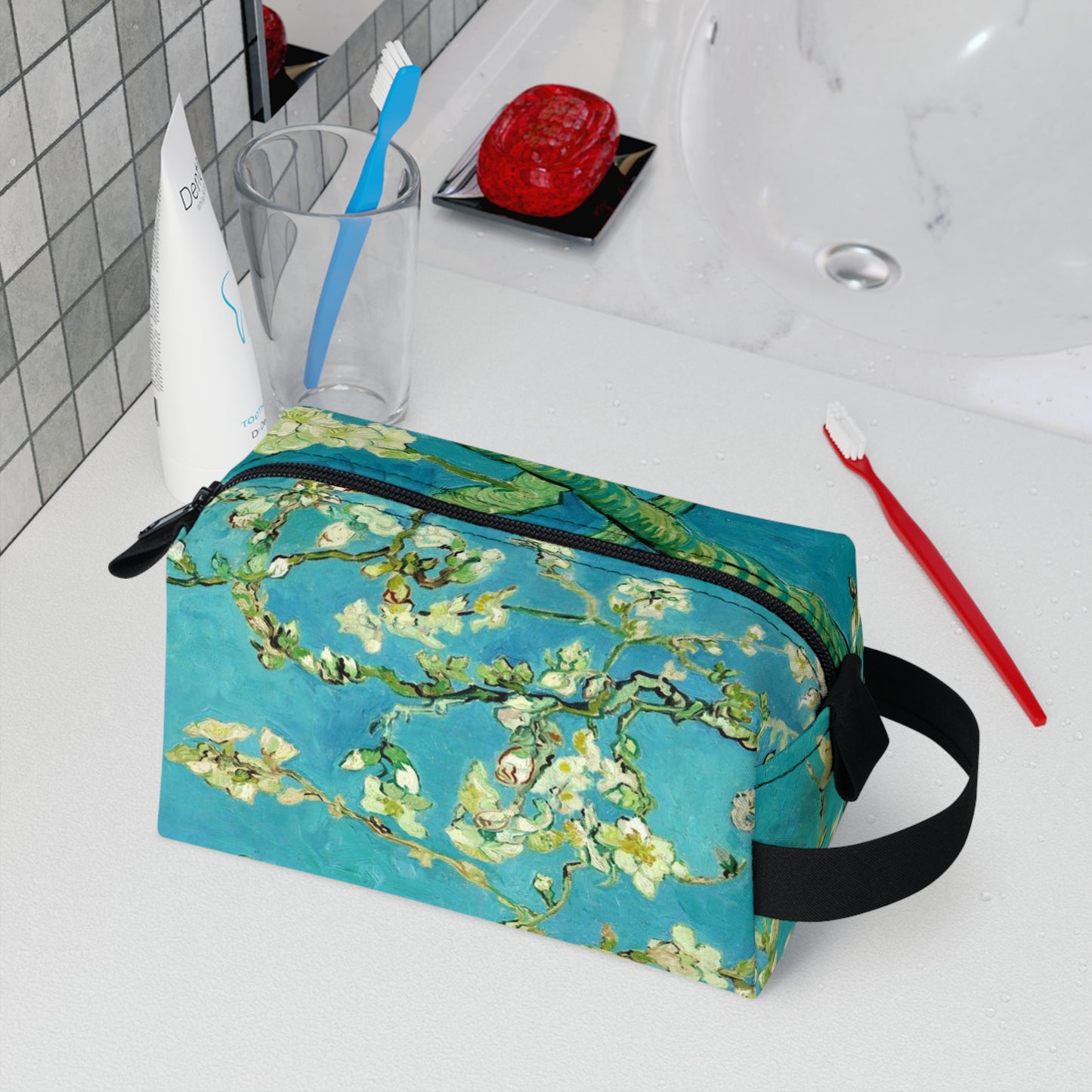 VINCENT VAN GOGH - ALMOND BLOSSOMS - UNISEX TOILETRY BAG