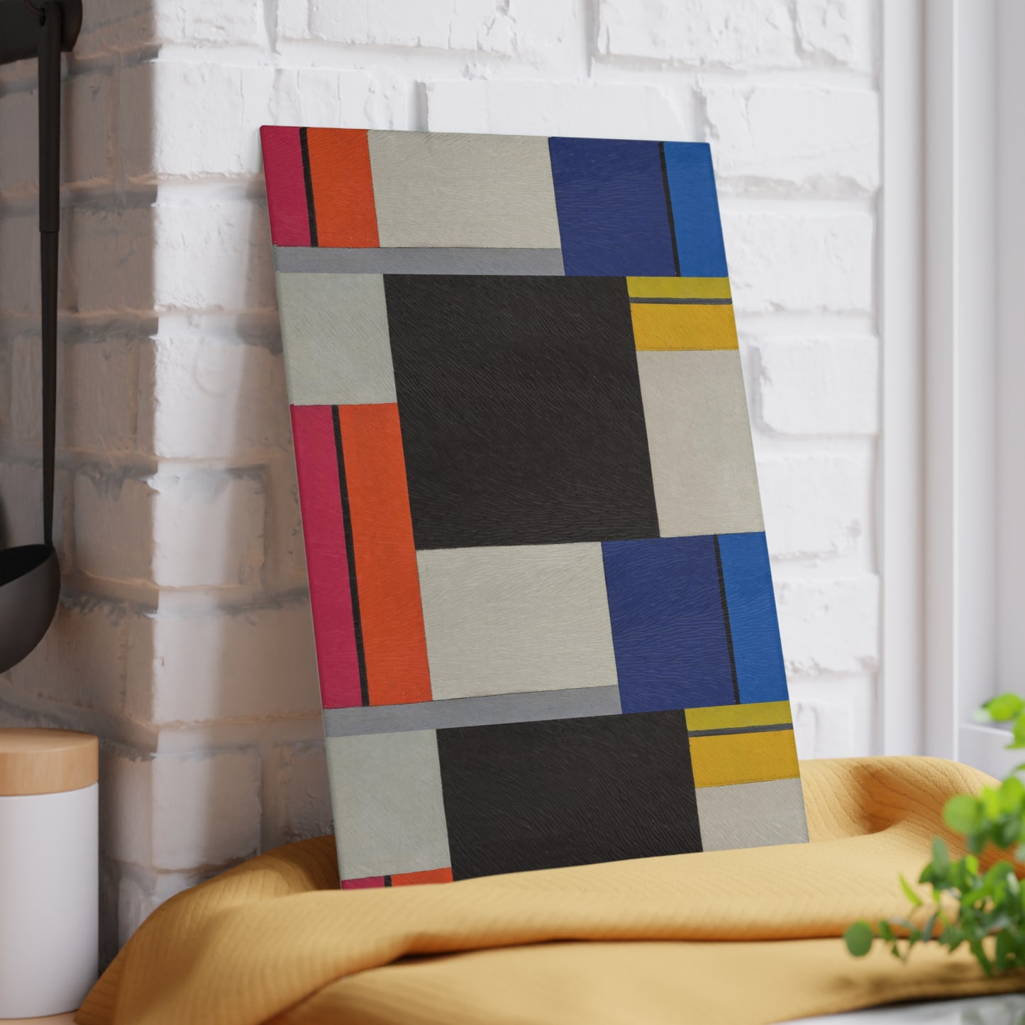 THEO VAN DOESBURG - COMPOSITION XXI - ART GLASS CUTTING BOARD