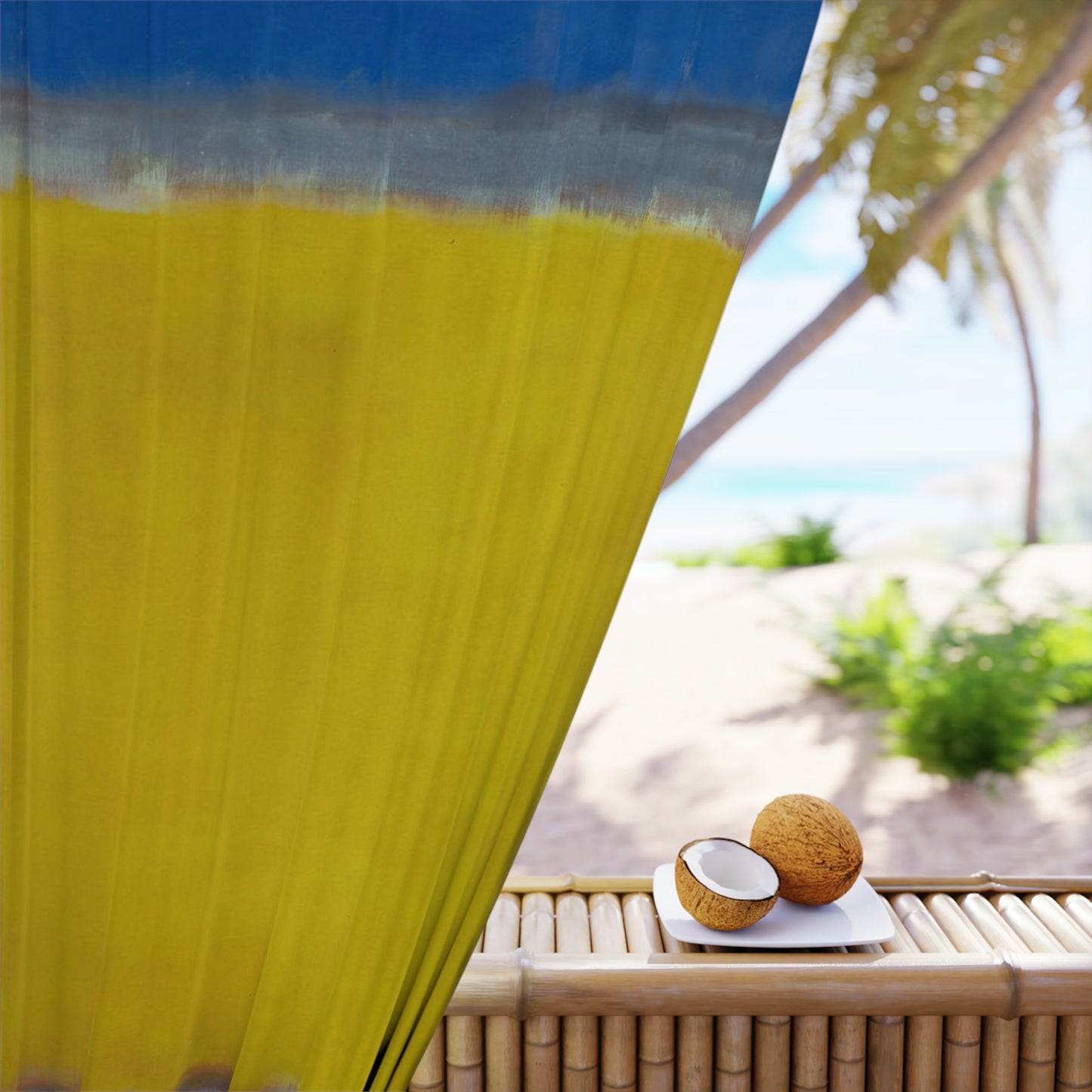 MARK ROTHKO - ABSTRACT - WINDOW ART CURTAIN