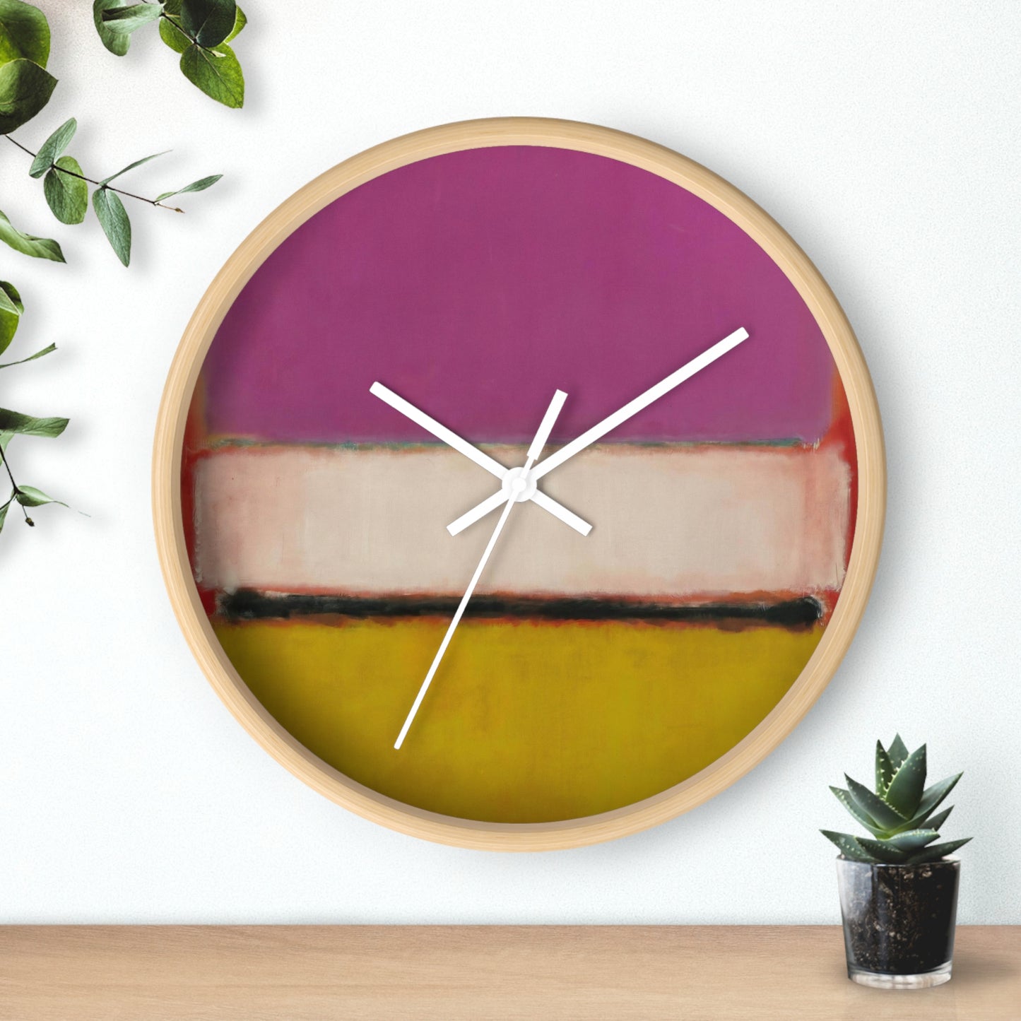 MARK ROTHKO - ABSTRACT - ART CLOCK