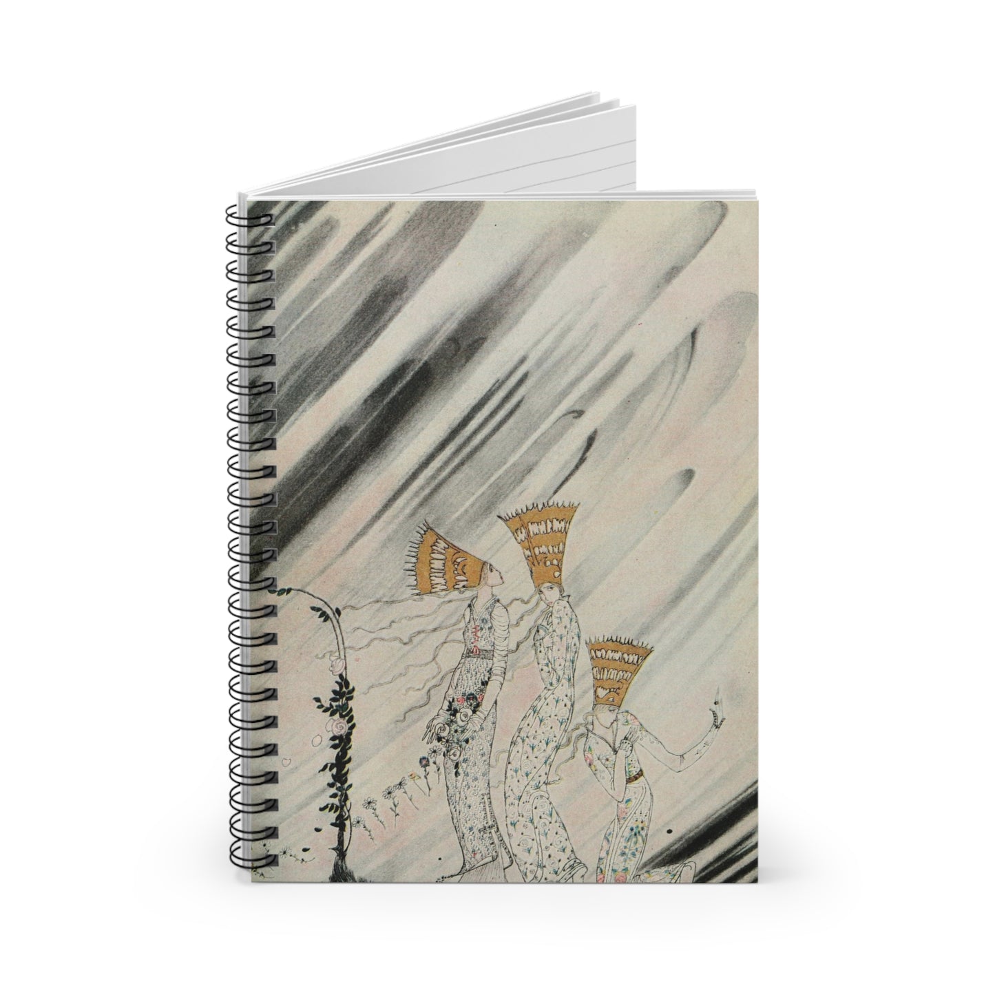 KAY RASMUS NIELSEN - EAST OF THE SUN AND WEST OF THE MOON  (pl 22) - SPIRAL ART NOTEBOOK