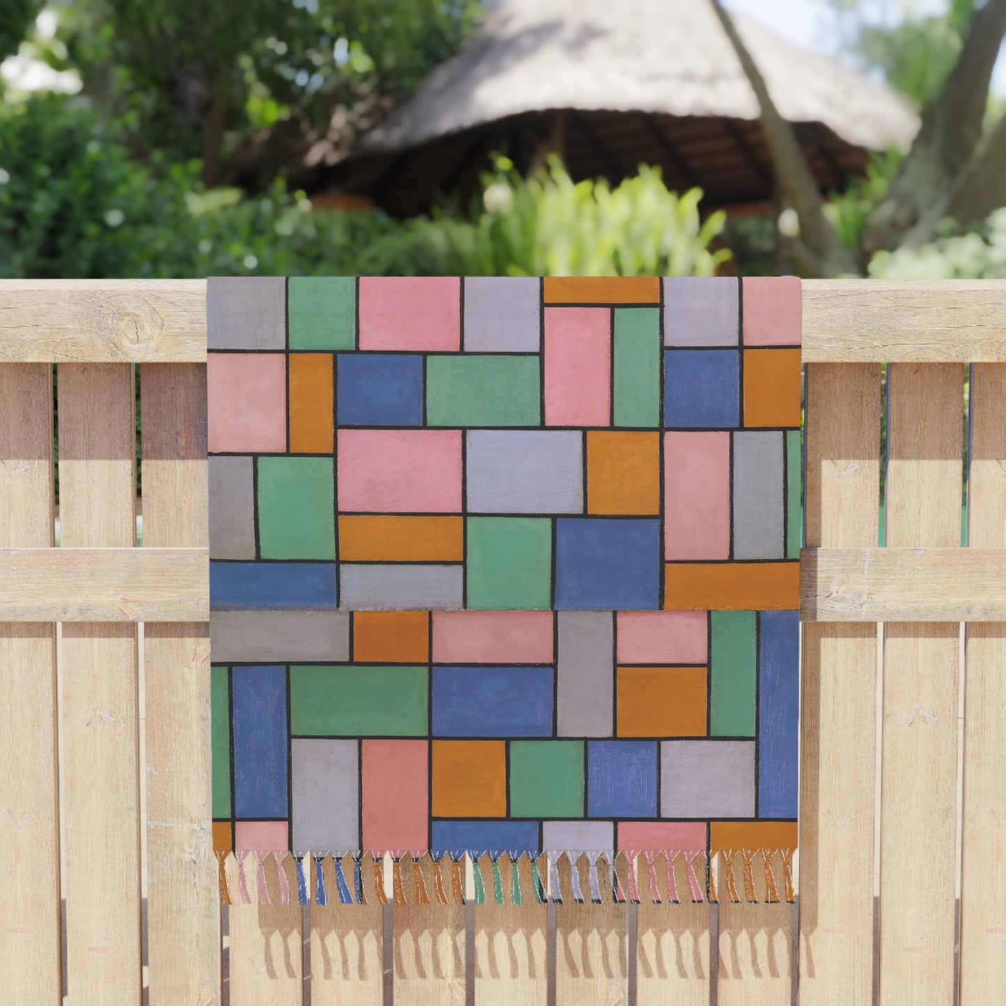 THEO VAN DOESBURG - COMPOSITION IN DISSONANCES - BOHO BEACH TOWEL