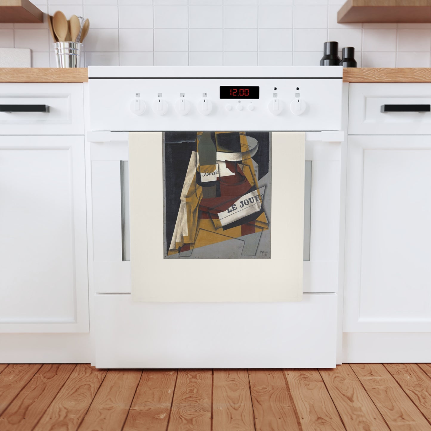 Bottle and Fruit Dish (Bottle, newspaper and fruit bowl)