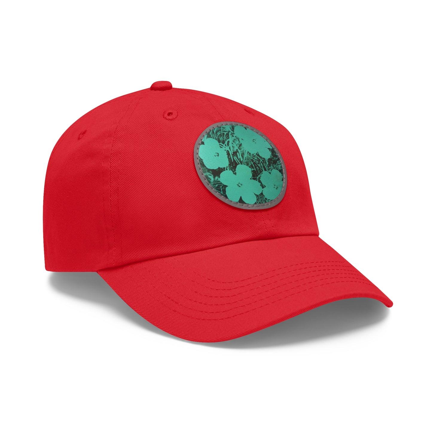 ANDY WARHOL - TEN-FOOT FLOWERS - UNISEX HAT W/ ROUND PATCH