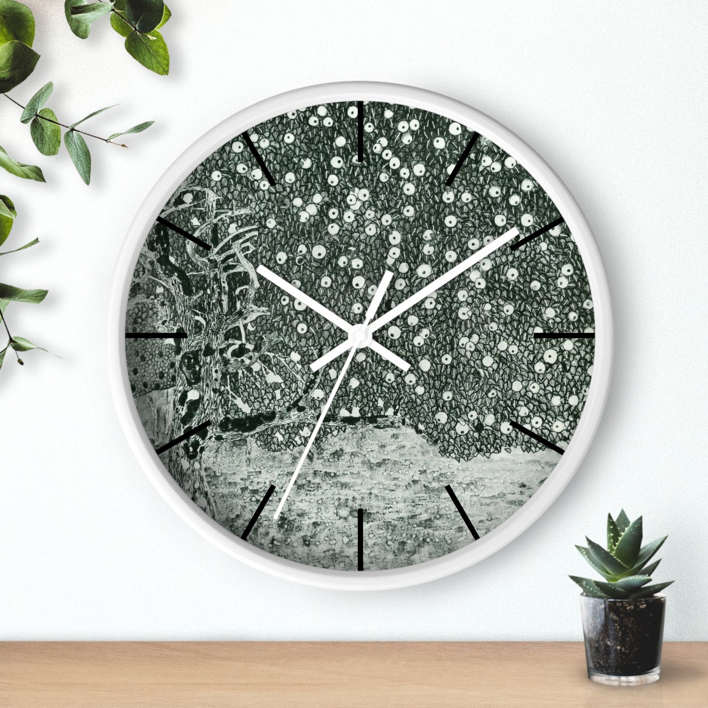 GUSTAV KLIMT - ON ATTERSEE II - ART CLOCK