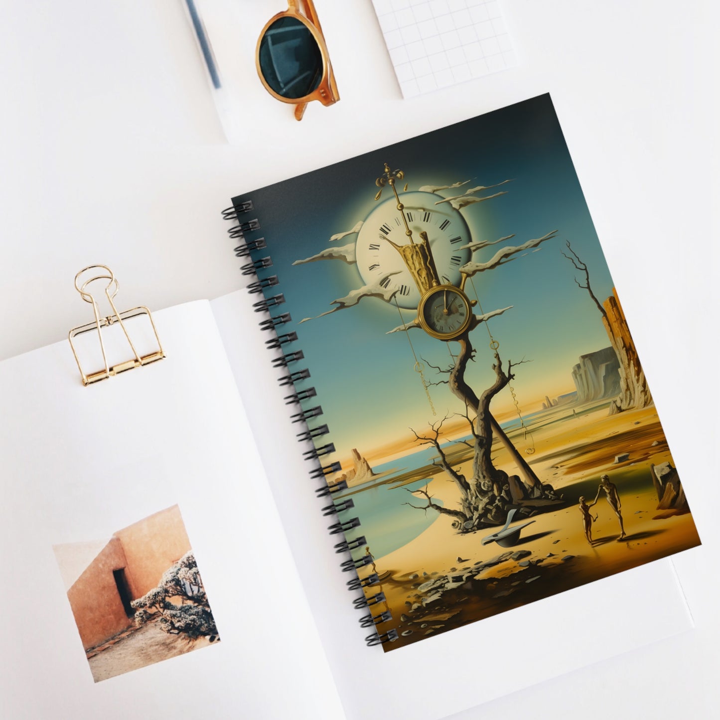 SALVADOR DALI - SURREALISM - SPIRAL ART NOTEBOOK - ICONIC!