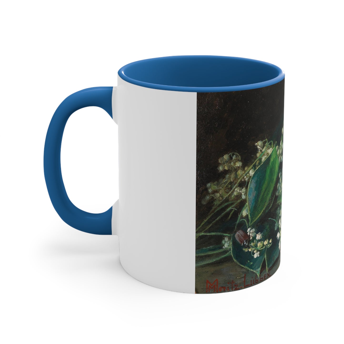 MARIE ELIZABETH MORITZ-LUBEN - LILIES OF THE VALLEY - ART COFFEE MUG