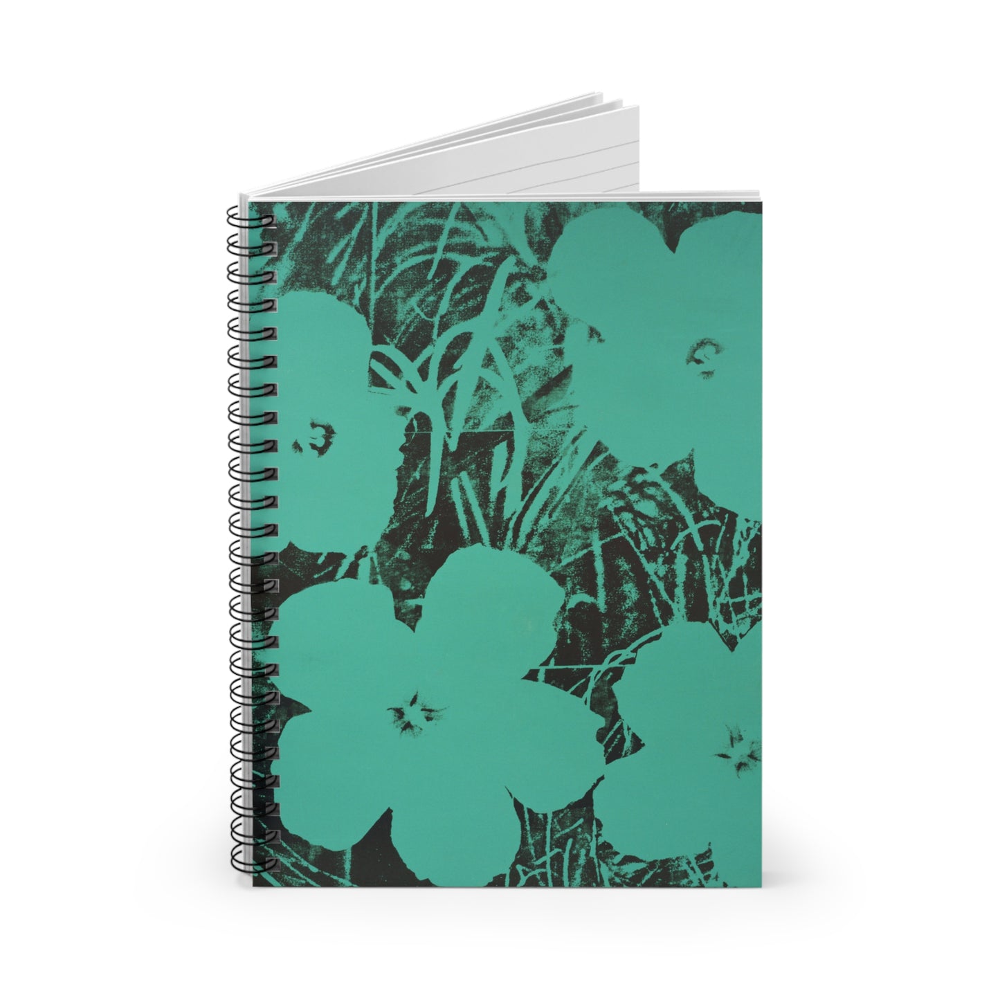 ANDY WARHOL - TEN-FOOT FLOWERS - SPIRAL ART NOTEBOOK