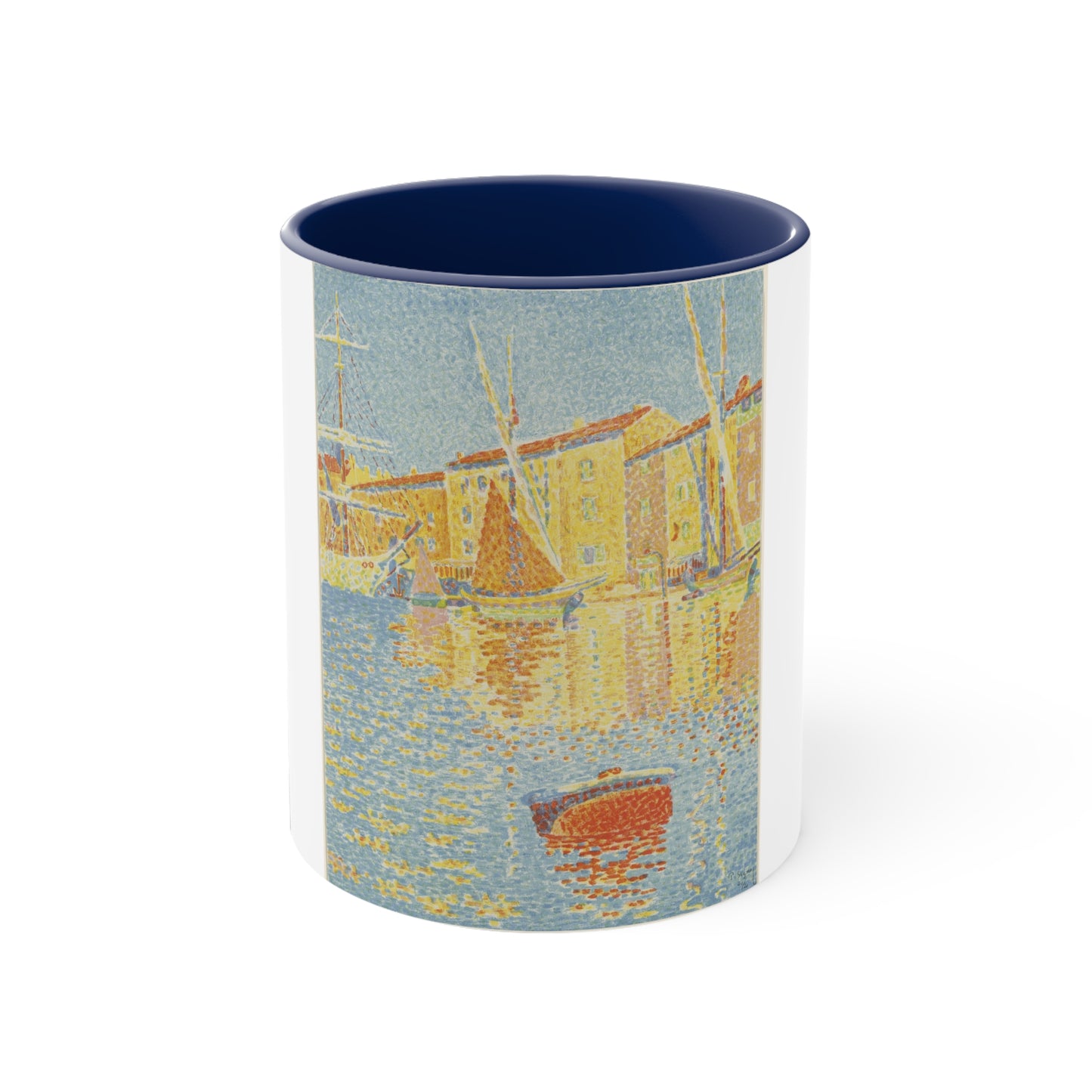 PAUL SIGNAC - THE BUOY (La bouée) (1894) - ART COFFEE MUG