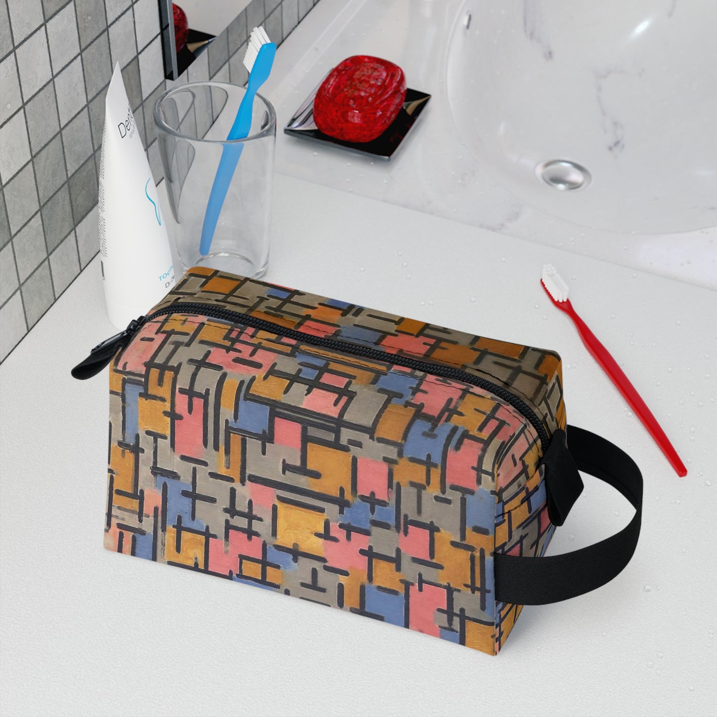 PIET MONDRIAN - COMPOSIZIONE - TOILETRY BAG