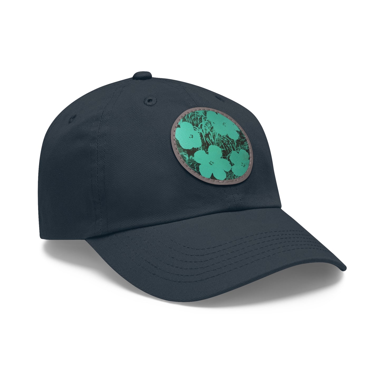 ANDY WARHOL - TEN-FOOT FLOWERS - UNISEX HAT W/ ROUND PATCH