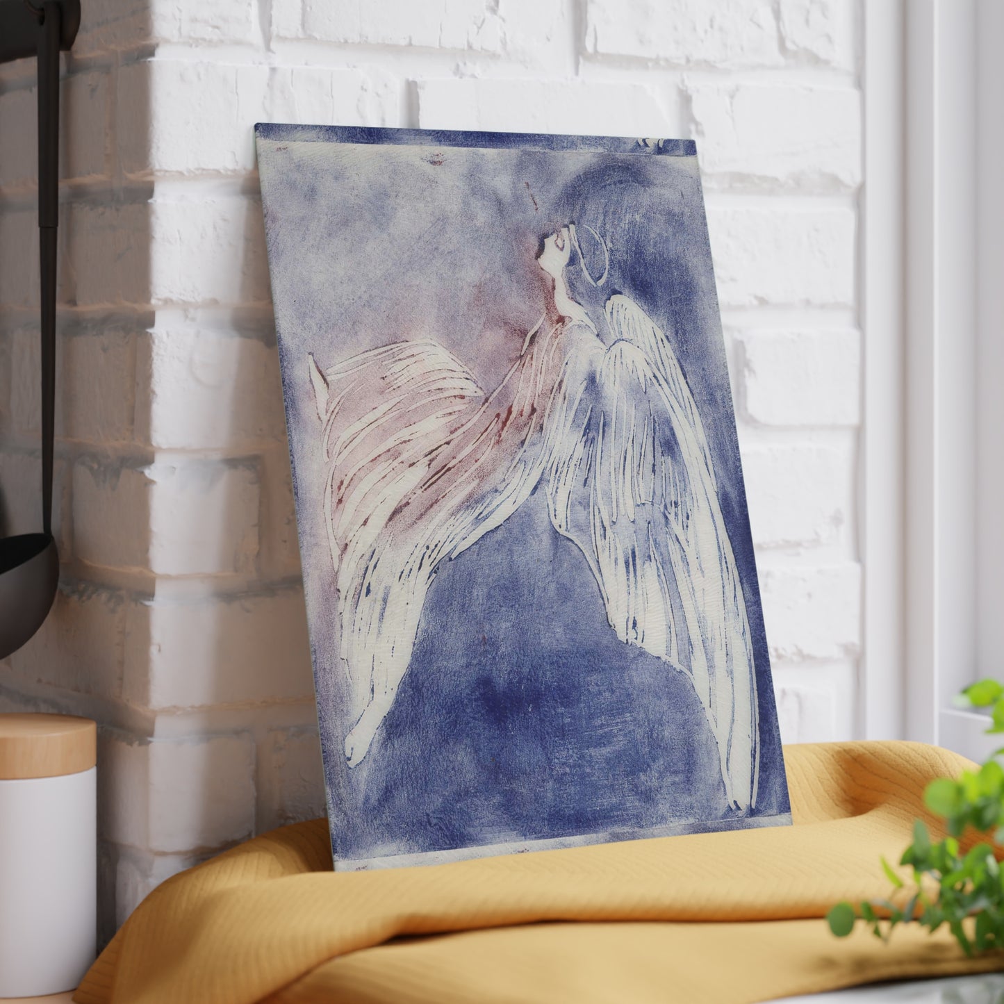 VENNY SOLDAN - BROFELDT - ENKELI, TANSSI - ART GLASS CUTTING BOARD