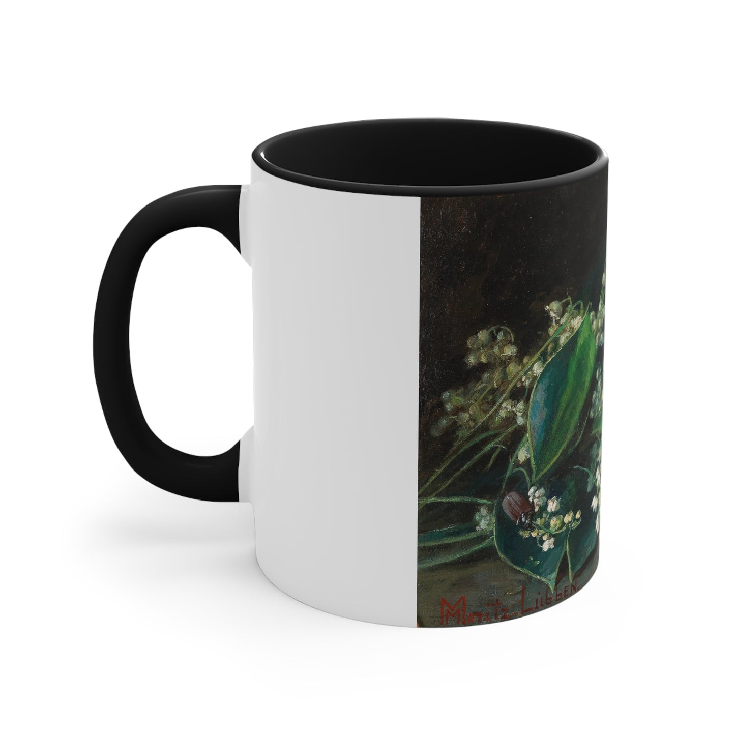 MARIE ELIZABETH MORITZ-LUBEN - LILIES OF THE VALLEY - ART COFFEE MUG