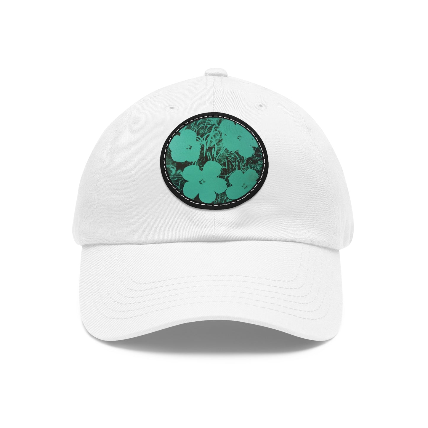 ANDY WARHOL - TEN-FOOT FLOWERS - UNISEX HAT W/ ROUND PATCH