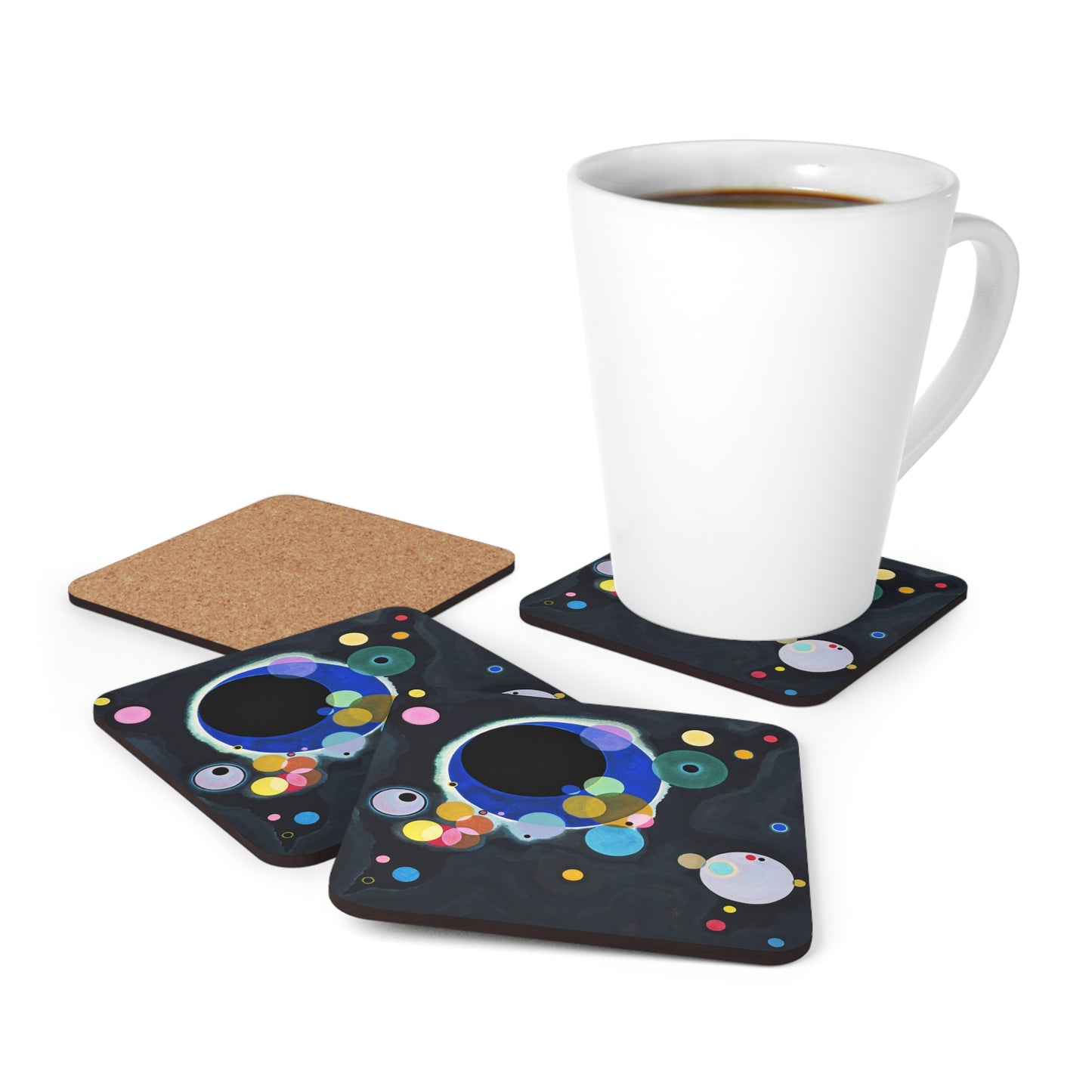 WASSILY KANDINSKY - SEVERAL CIRCLES - COASTERS SET