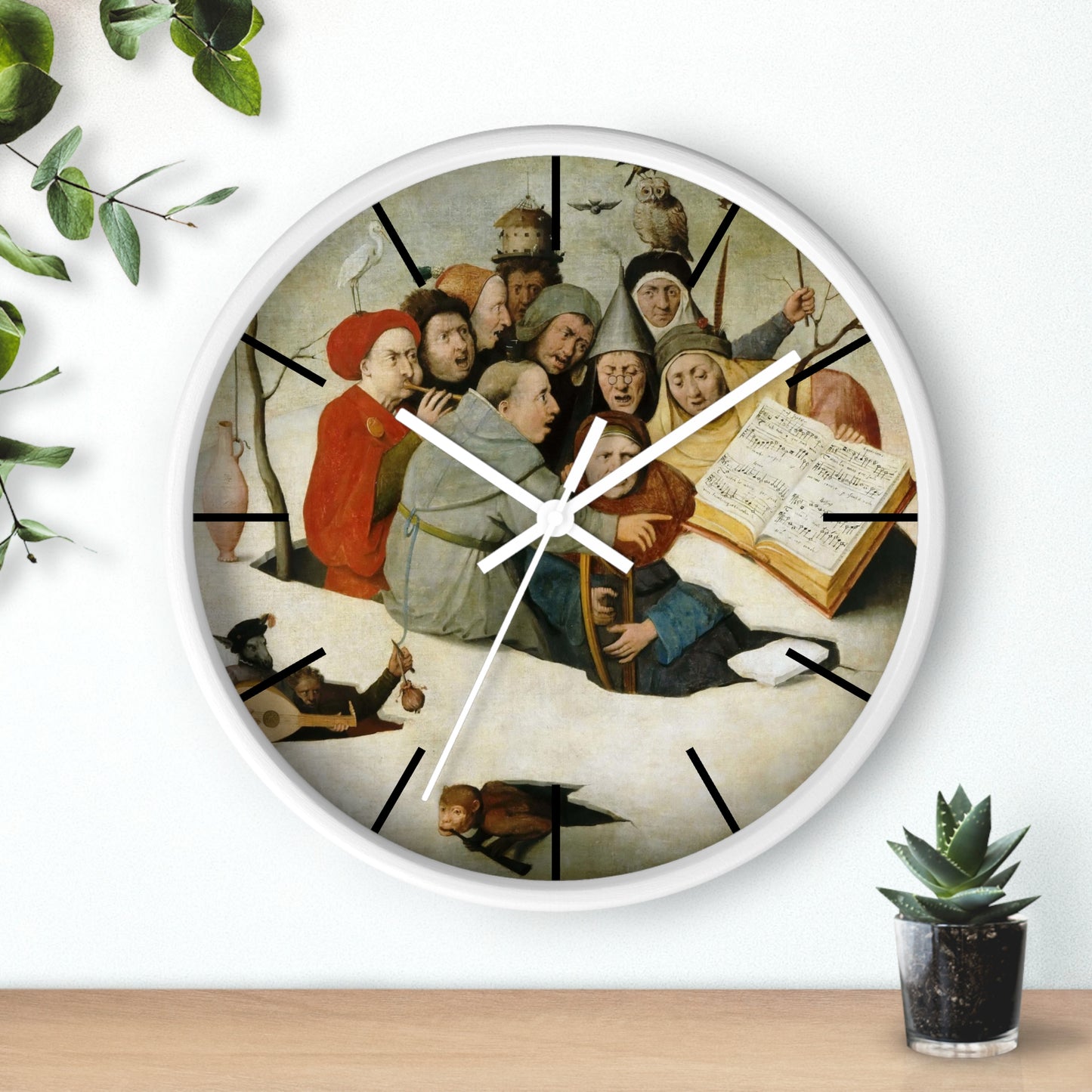 HIERONIM BOSCH - CONCERT IN THE EGG - ART CLOCK