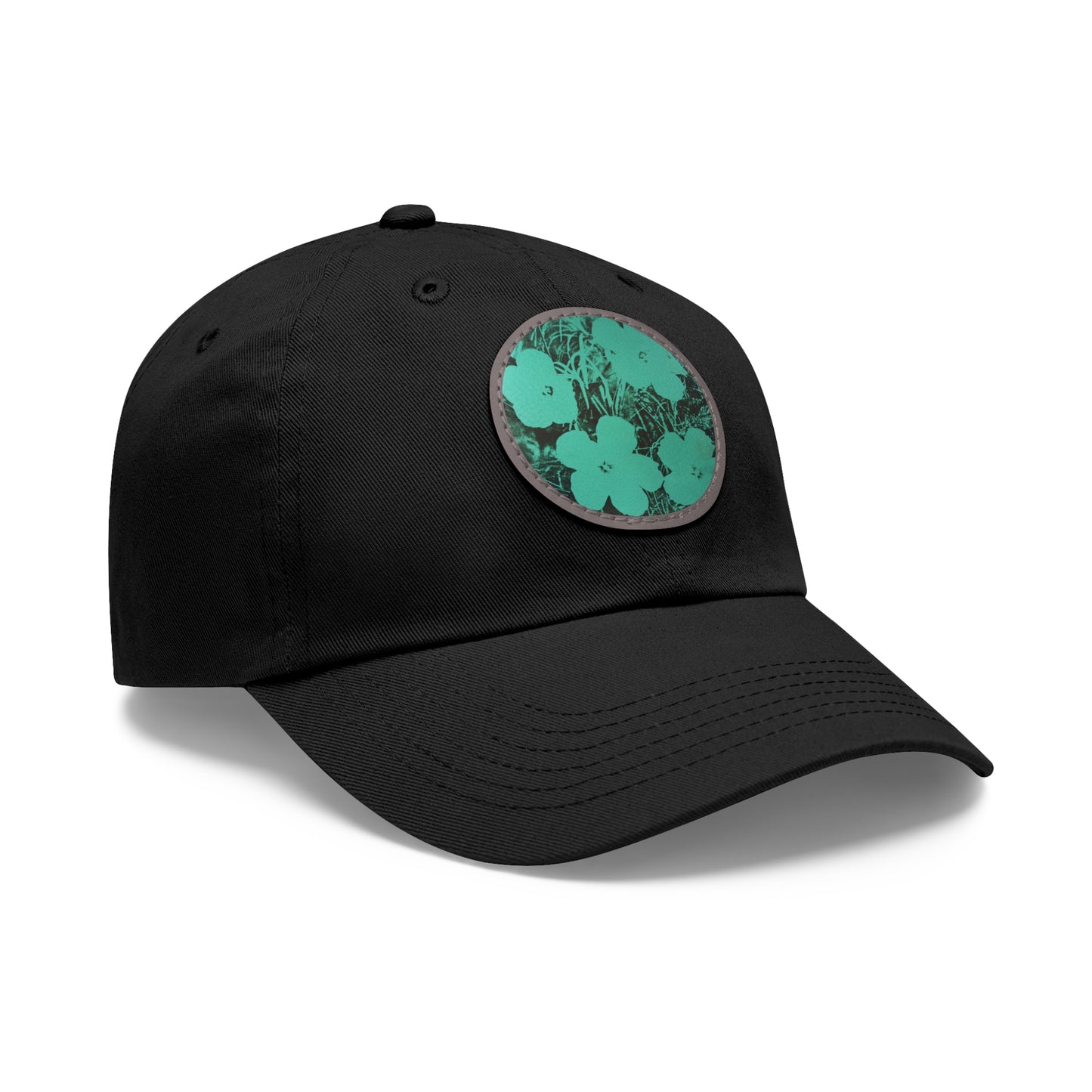 ANDY WARHOL - TEN-FOOT FLOWERS - UNISEX HAT W/ ROUND PATCH