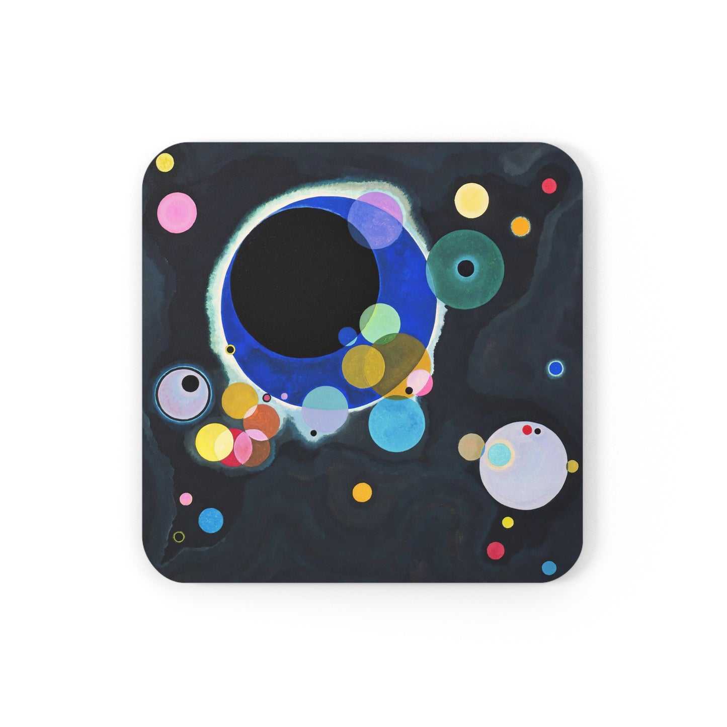 WASSILY KANDINSKY - SEVERAL CIRCLES - COASTERS SET