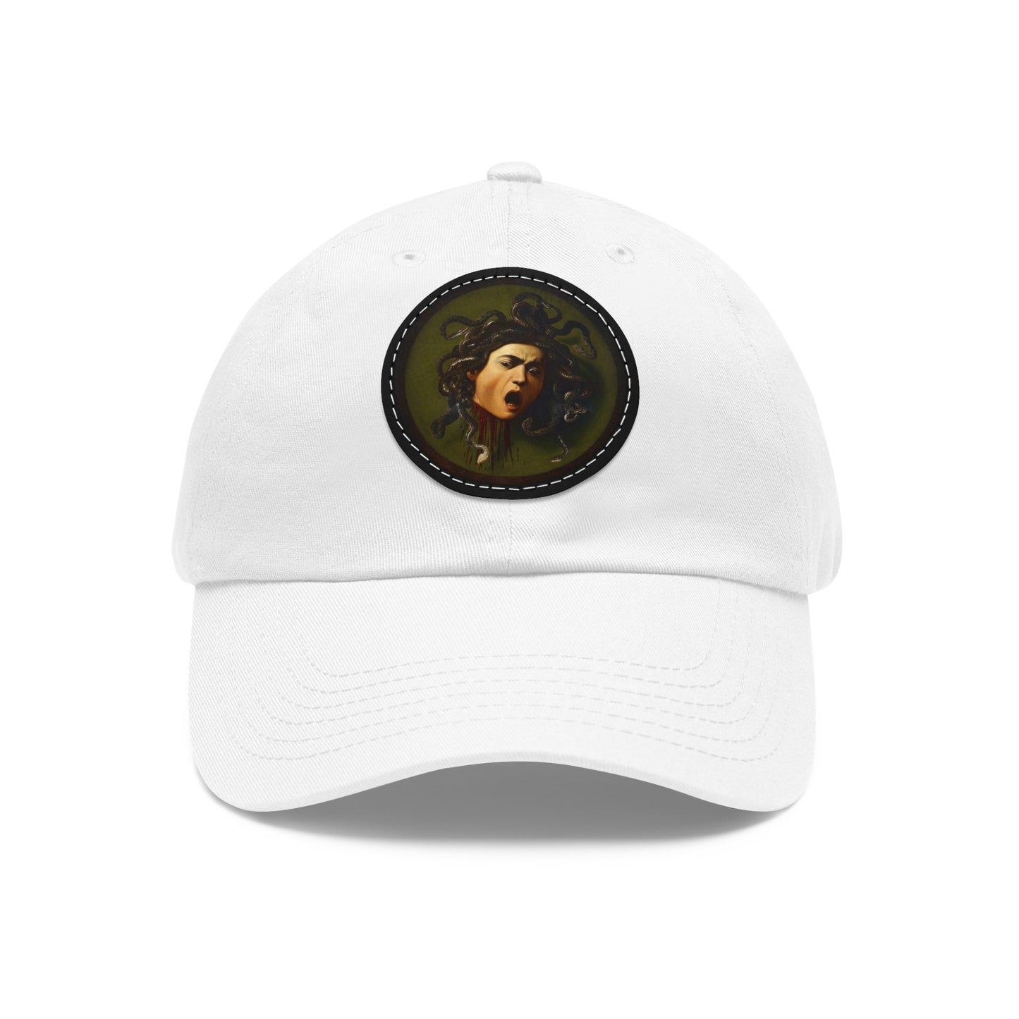 MICHELANGELO DA CARAVAGGIO - MEDUSA -- UNISEX HAT W/ ROUND PATCH