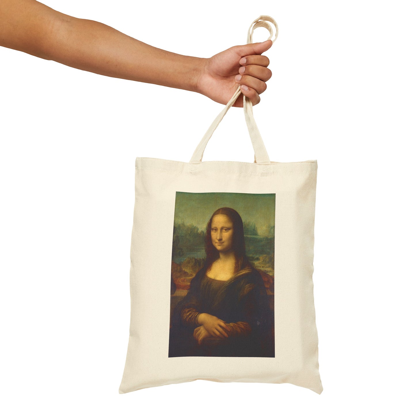 LEONARDO DA VINCI - MONA LISA - COTTON CANVAS TOTE