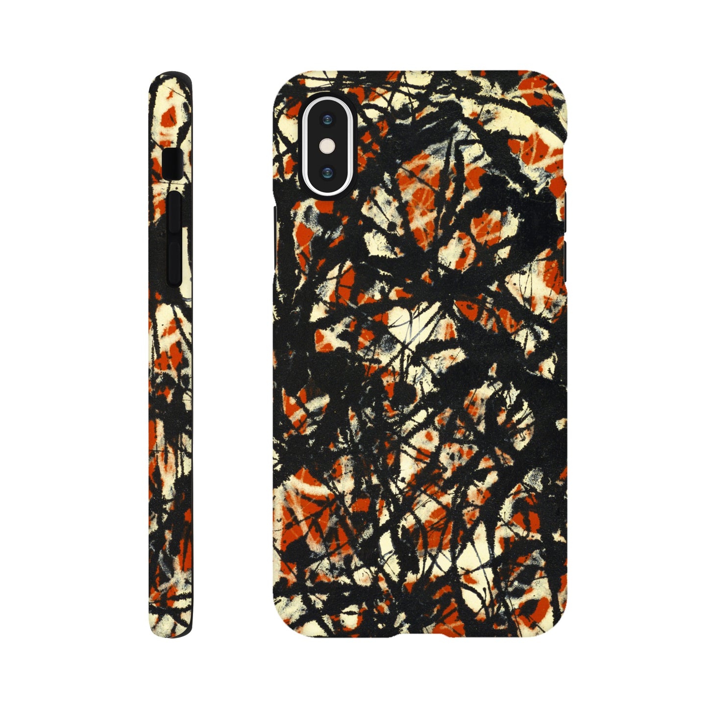 a phone case with a painting on it
