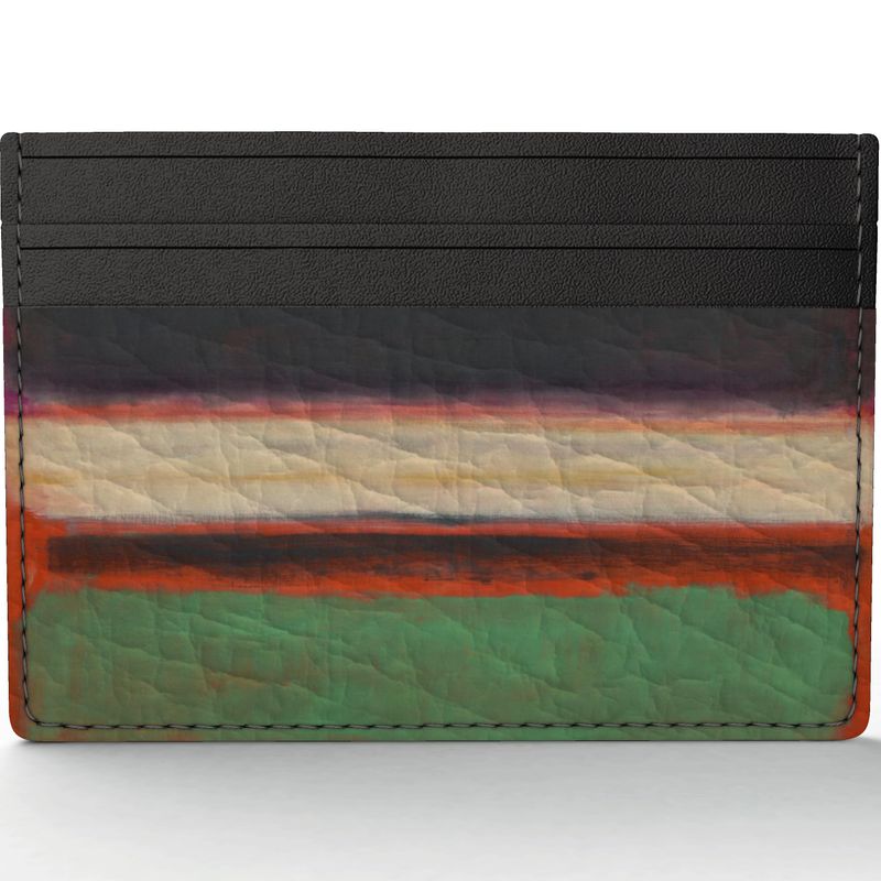 MARK ROTHKO - ABSTRACT - LEATHER CREDIT CARD HOLDER