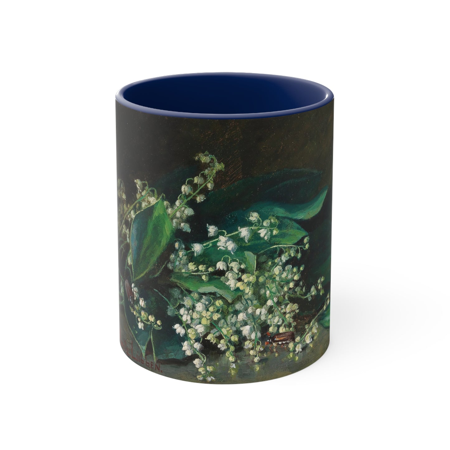 MARIE ELIZABETH MORITZ-LUBEN - LILIES OF THE VALLEY - ART COFFEE MUG