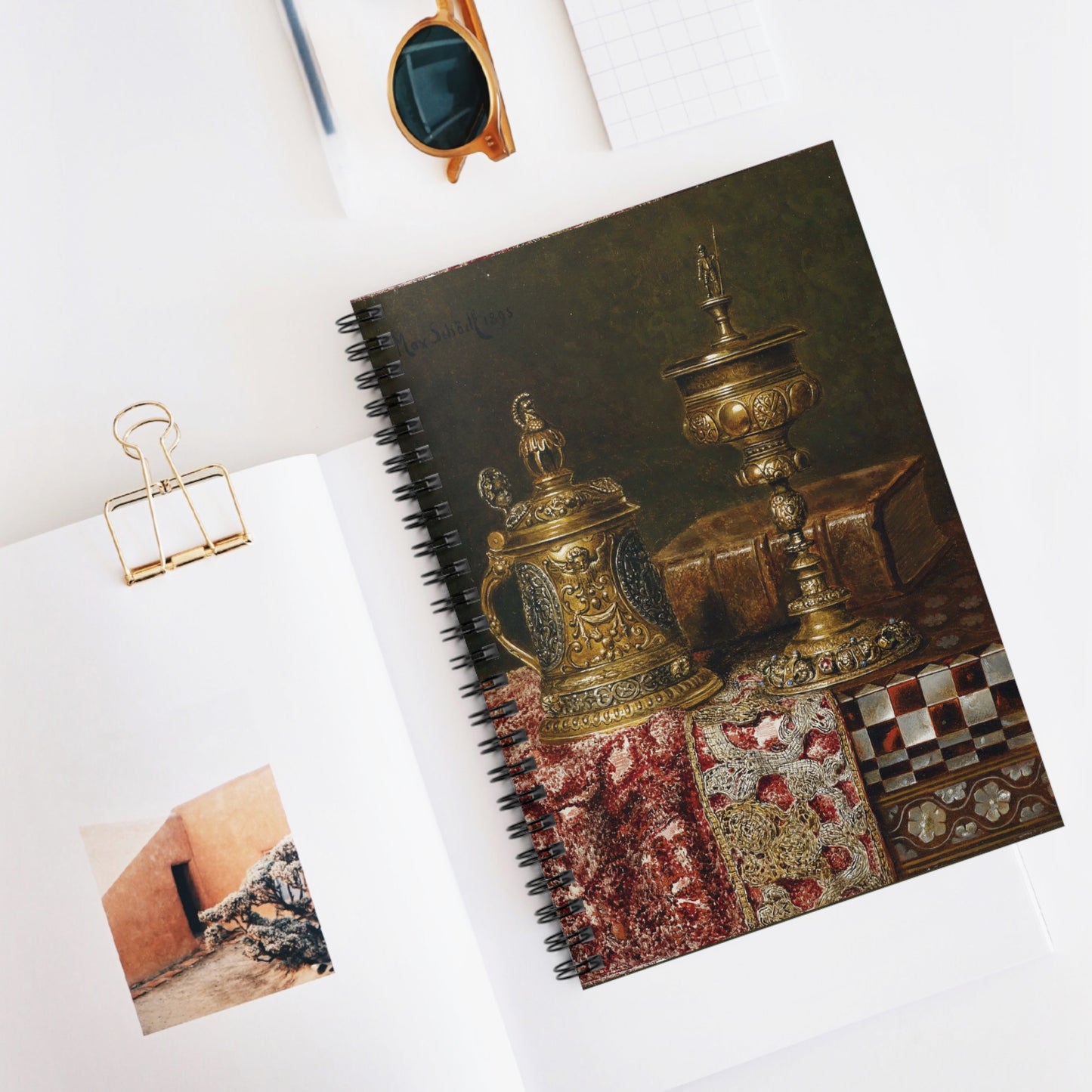 MAX SCHODL - STILLEBEN MIT PRUNKGEFASSEN