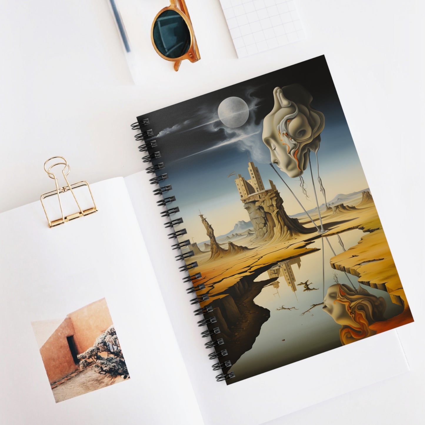 SALVADOR DALI - SURREALISM - SPIRAL ART NOTEBOOK