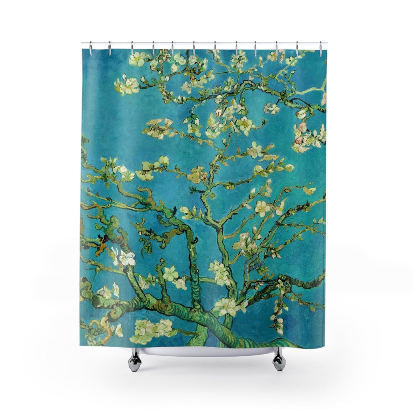 Art shower curtain
