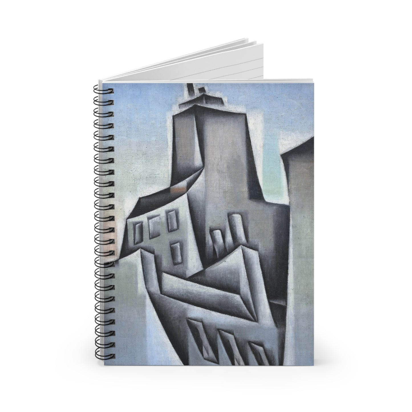 JUAN GRIS - MAISONS A PARIS - SPIRAL ART NOTEBOOK