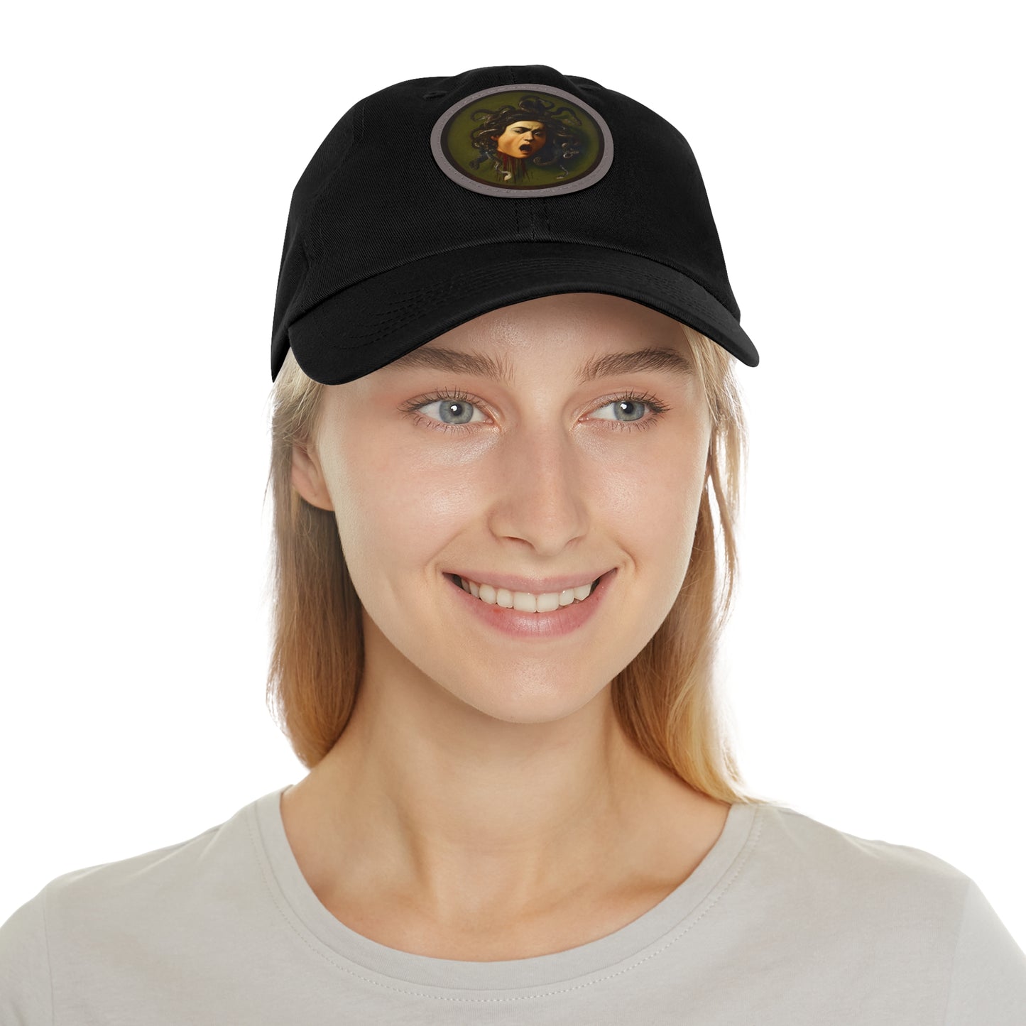 MICHELANGELO DA CARAVAGGIO - MEDUSA -- UNISEX HAT W/ ROUND PATCH