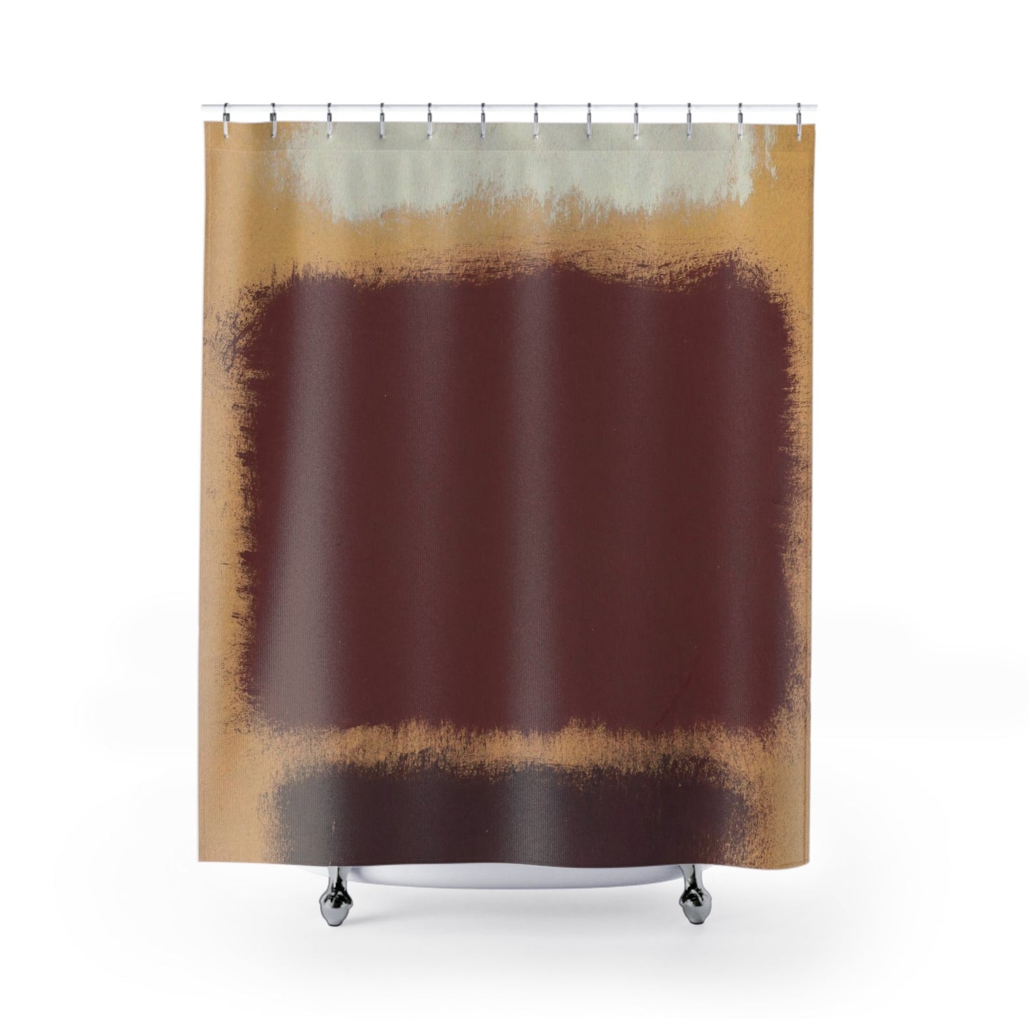 Art shower curtain