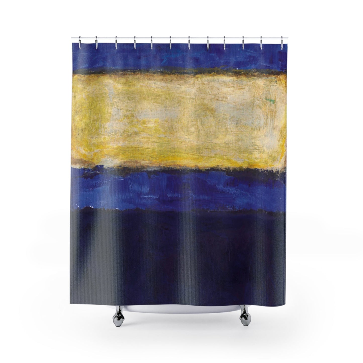 Art shower curtain