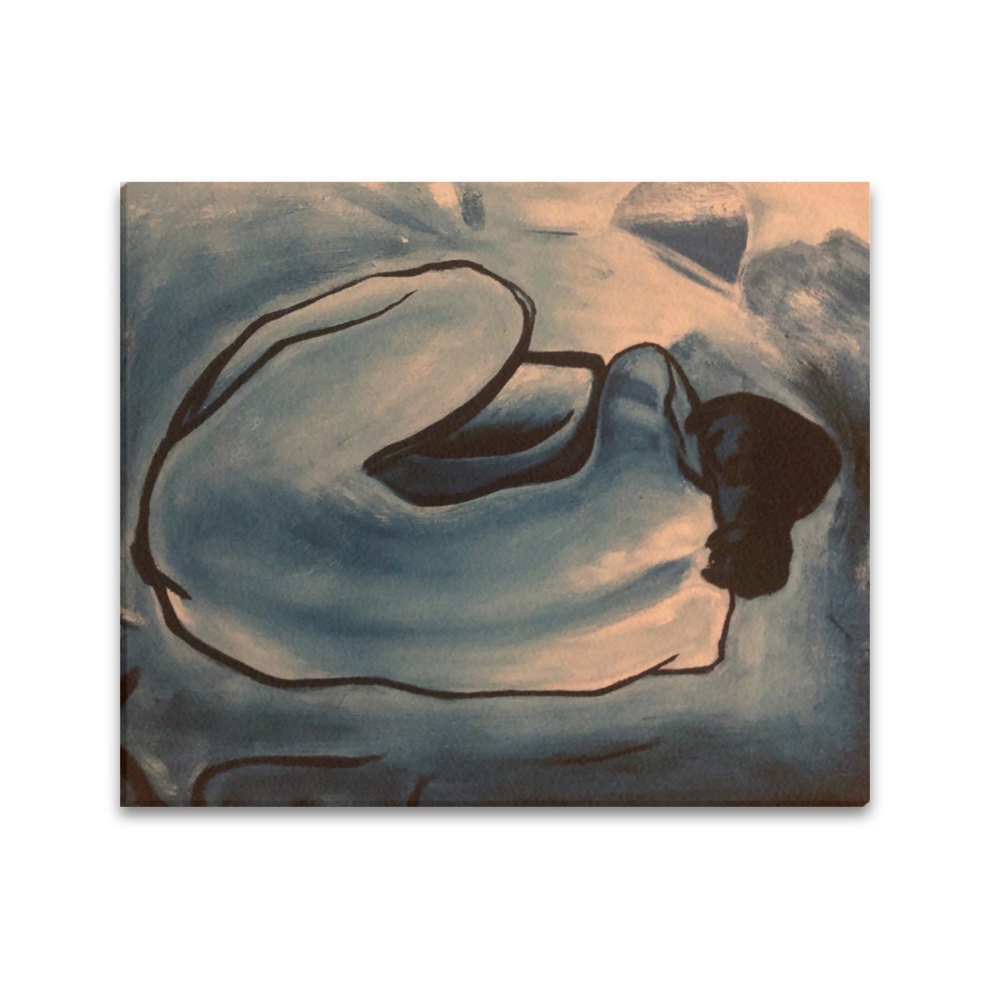 PABLO PICASSO - BLUE NUDE - WRAPPED CANVAS PRINT 20" x 24"