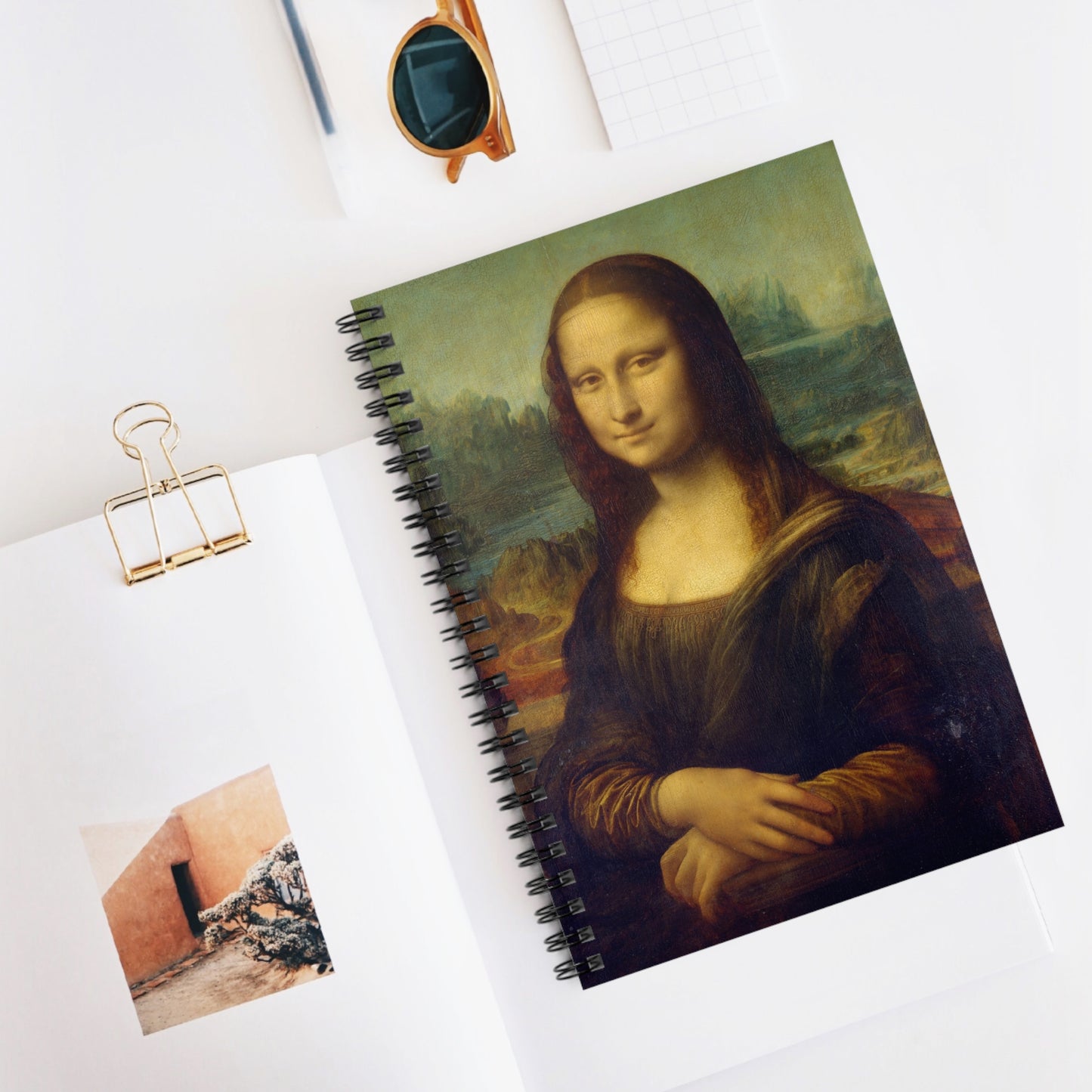LEONARDO DA VINCI - MONA LISA - SPIRAL NOTEBOOK