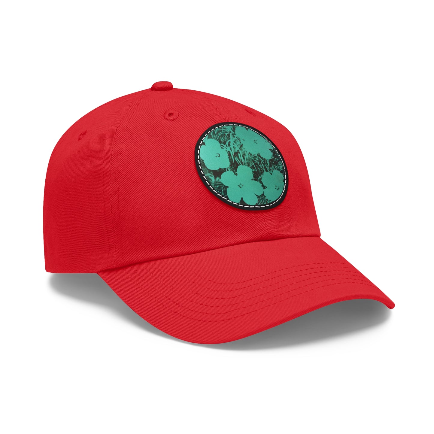 ANDY WARHOL - TEN-FOOT FLOWERS - UNISEX HAT W/ ROUND PATCH