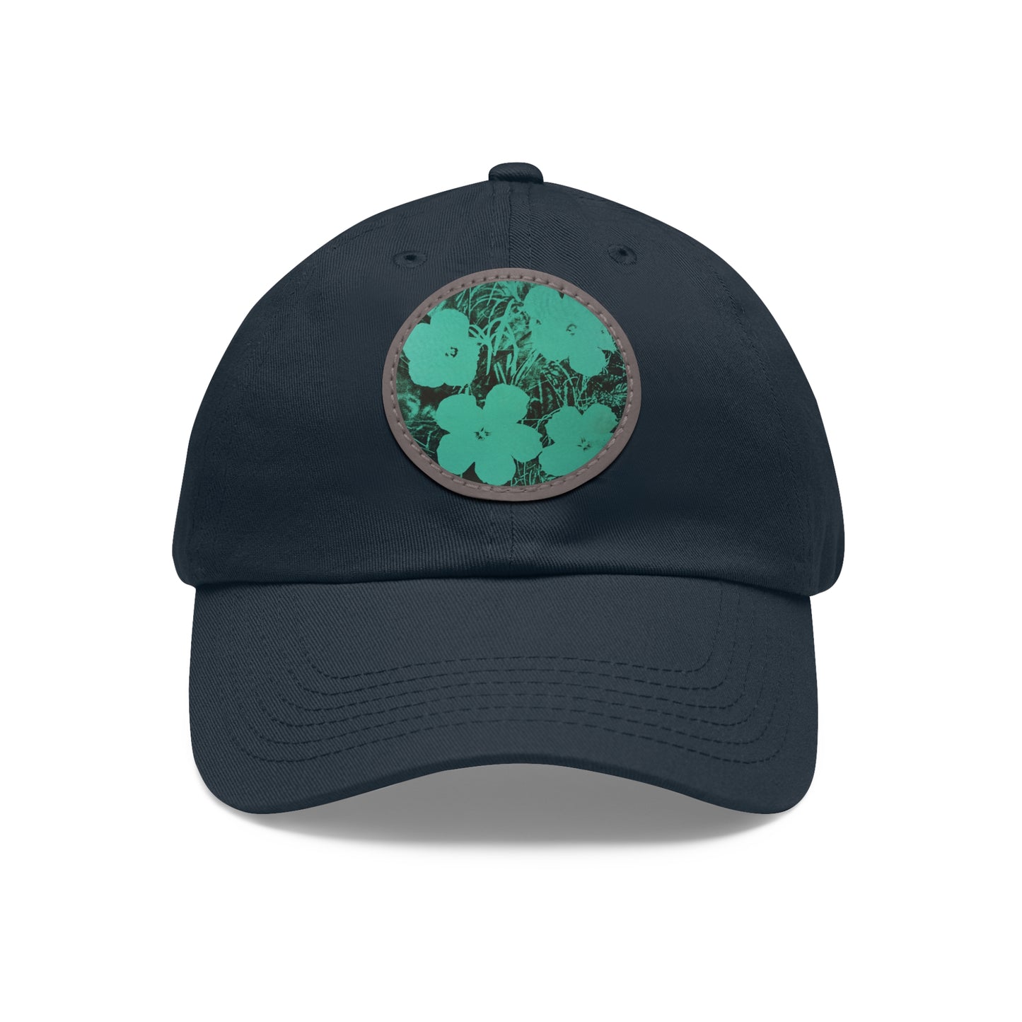 ANDY WARHOL - TEN-FOOT FLOWERS - UNISEX HAT W/ ROUND PATCH