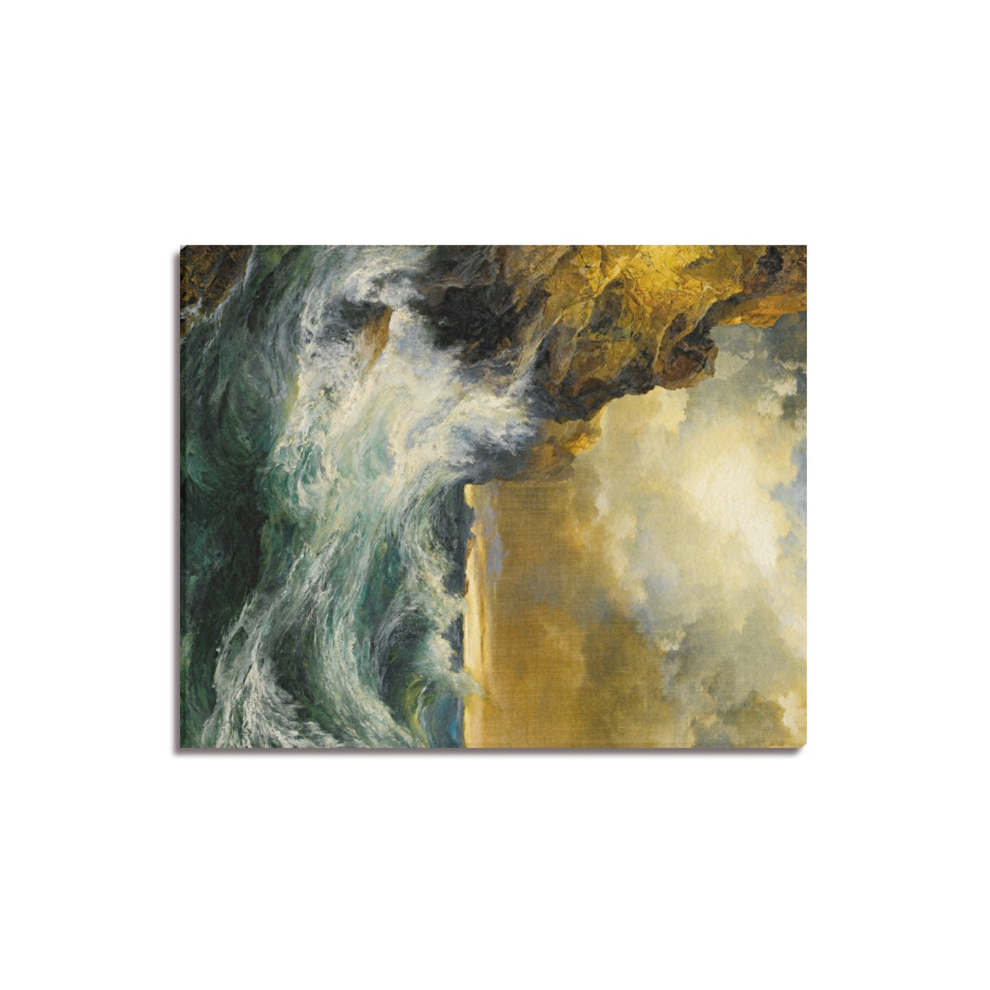 THOMAS MORAN - THE RECEDING WAVE (1909) - CANVAS PRINT 16"x 20"