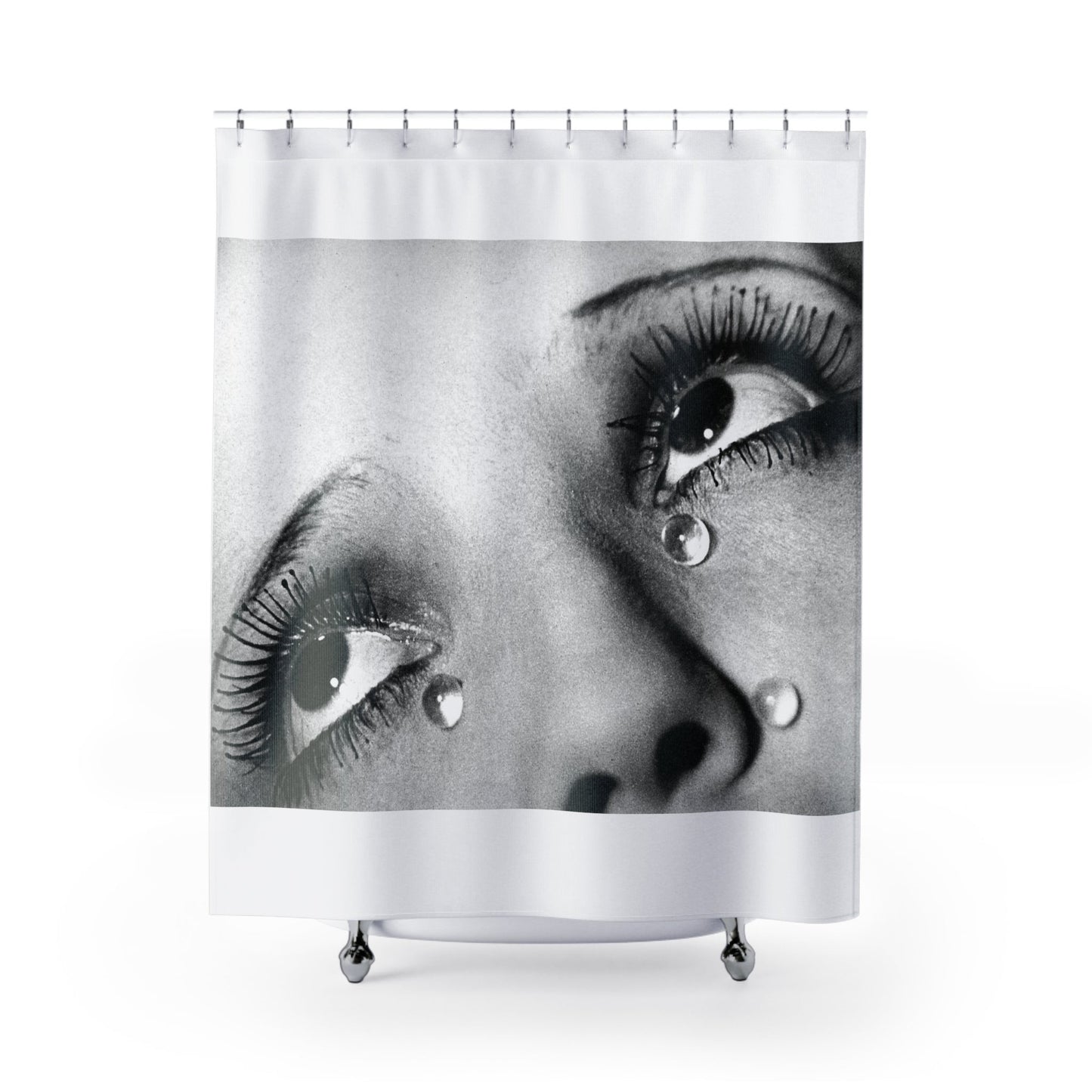 Art shower curtain