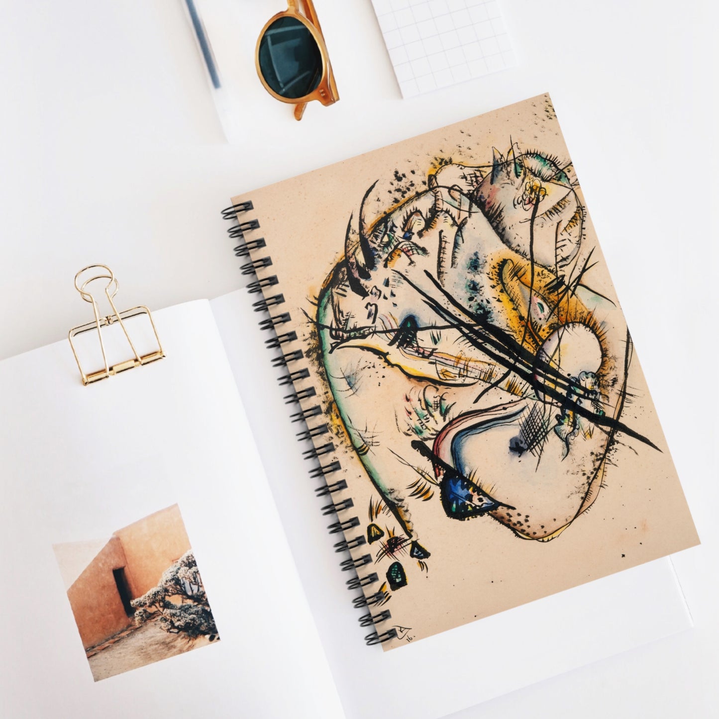 WASSILY KANDINSKY - UNTITLED - SPIRAL ART NOTEBOOK