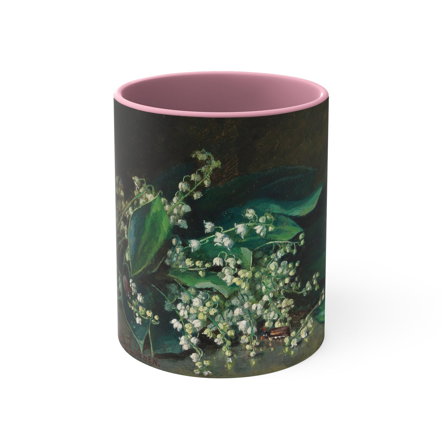 MARIE ELIZABETH MORITZ-LUBEN - LILIES OF THE VALLEY - ART COFFEE MUG