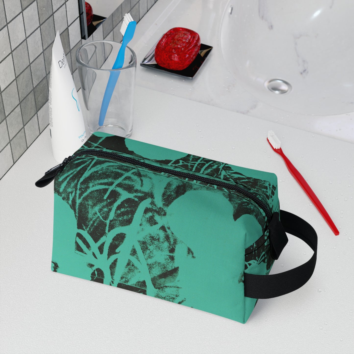 ANDY WARHOL - TEN-FOOT FLOWERS - UNISEX TOILETRY BAG