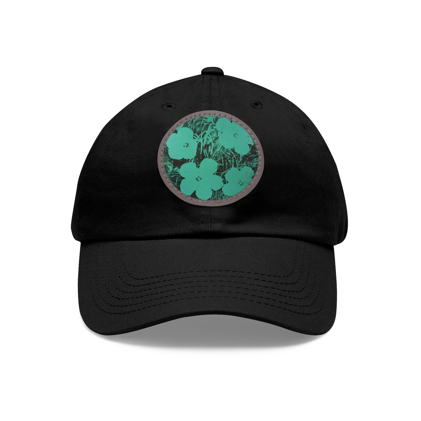 ANDY WARHOL - TEN-FOOT FLOWERS - UNISEX HAT W/ ROUND PATCH