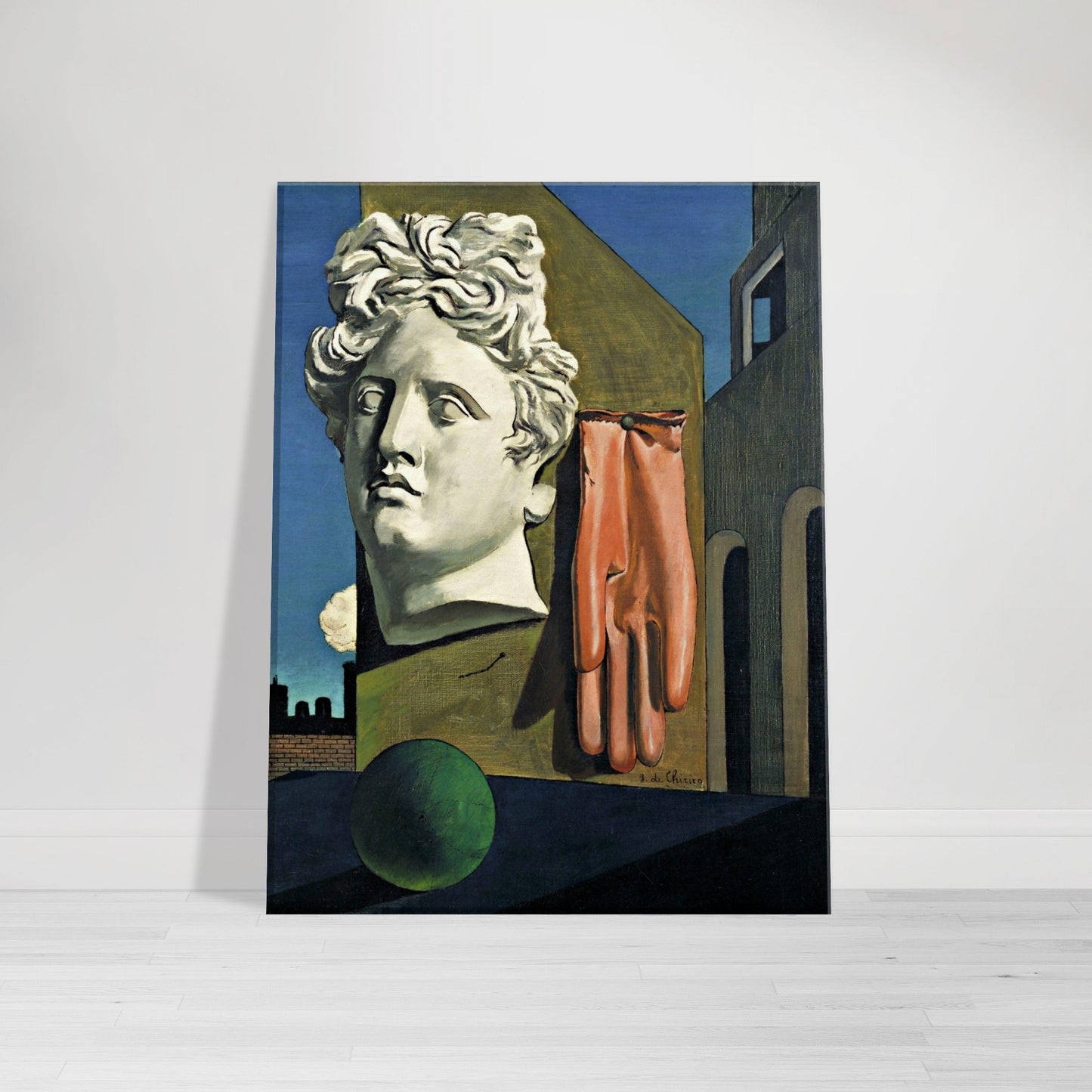 SERDGIO DE CHIRICO - THE SONG OF LOVE - CANVAS ART PRINT
