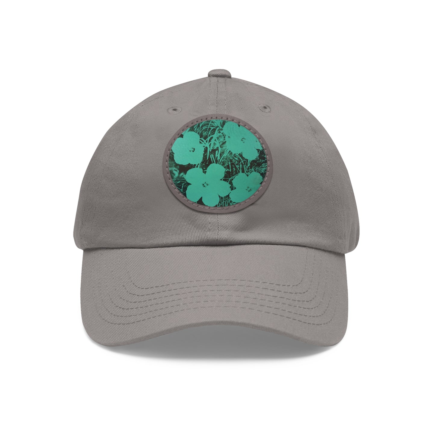 ANDY WARHOL - TEN-FOOT FLOWERS - UNISEX HAT W/ ROUND PATCH