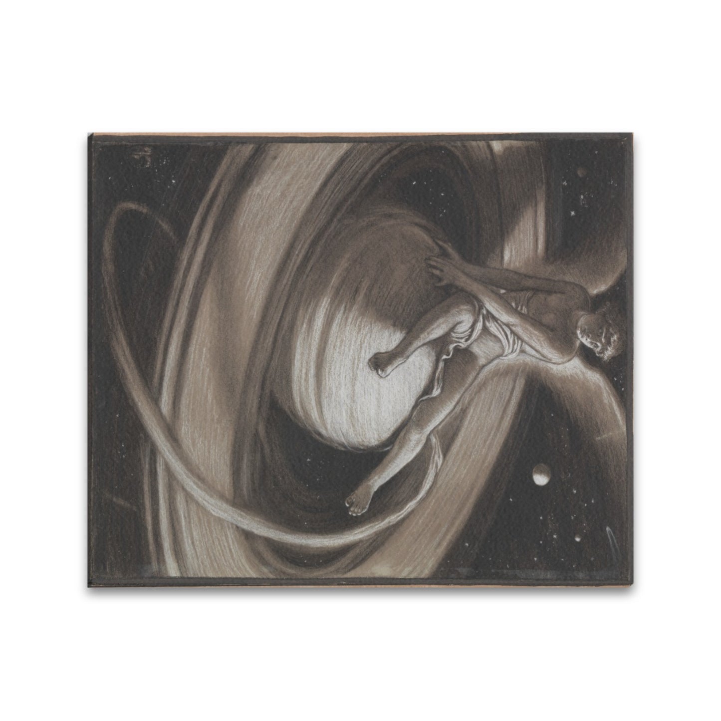 ELIHU VEDDER - THE THRONE OF SATURN - WRAPPED CANVAS PRINT 20" x 24"